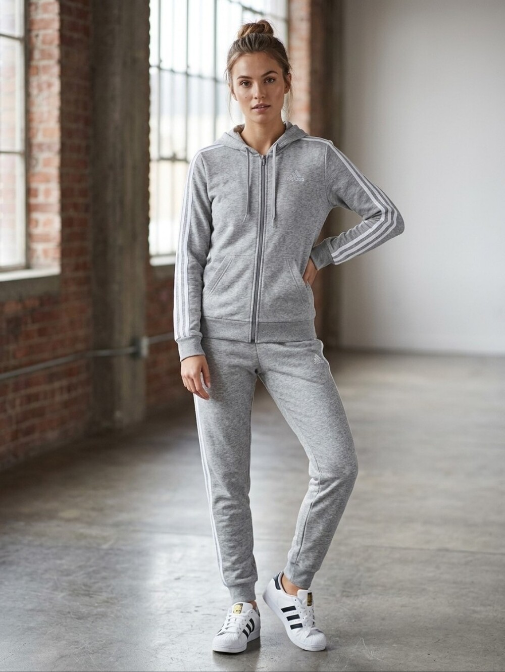 121. Adidas Cotton Sweat Suit